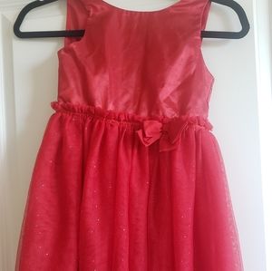 H&M Red Holiday Girls Dress Size 6-7
